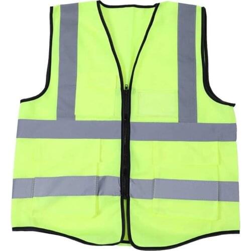 Reflective safety vest knitted material High-reflective tape Front Back Multi-color reflective vest Safety safety vest