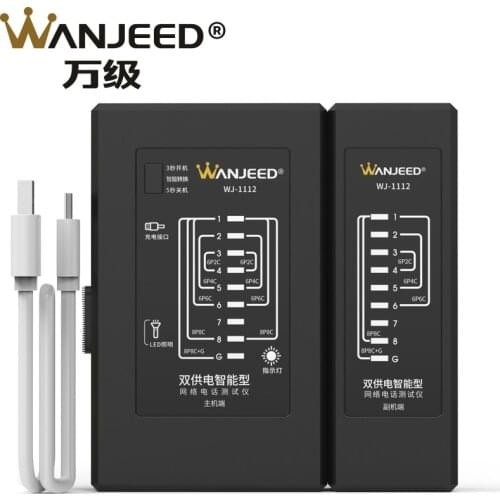 RJ45 RJ11 Tester Professional CAT5E CAT6 CAT7 CAT8 UTP S/FTP Network lan Cable tester Detector