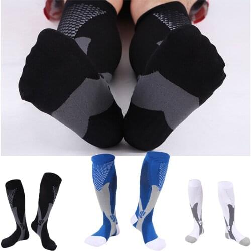 Unisex Compression Socks Men Women Running Athletic Medical Pregnancy Travel Football Breathable Adult Sports Socks