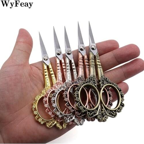 Vintage Scissors for Fishing Sewing Fabric Embroidery Retro Needlework Cross-stitch Grooming Tailor Scissor Thread Shears Tools