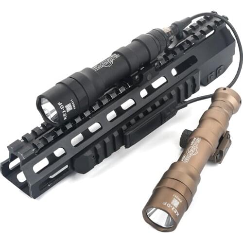 WADSN Airsoft Flashlight M600DF Dual Fuel LED Scout Light 1400 Lumens Tactical Torches MILSTD-1913 Rails Weapon Lights