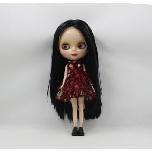 2017 Nude blyth Doll ,black hair Fashion doll ,Factory doll Suitable For DIY Change BJD Toy For Girls