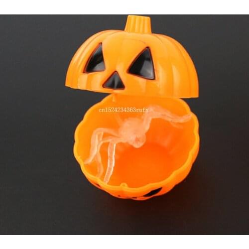 360pcs Halloween Props Trick Treat Candy Box Opening Pumpkin Bucket Candy Boxes Table Ornaments Mini Funny Articles