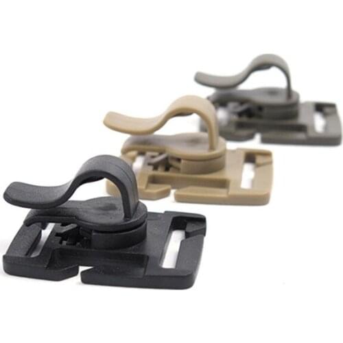 5Pcs Tactical Grimlock Hydration Water Tube Clip Buckle MOLLE Webbing Attachment Military Backpacks Locking Carabiner EDC Tools