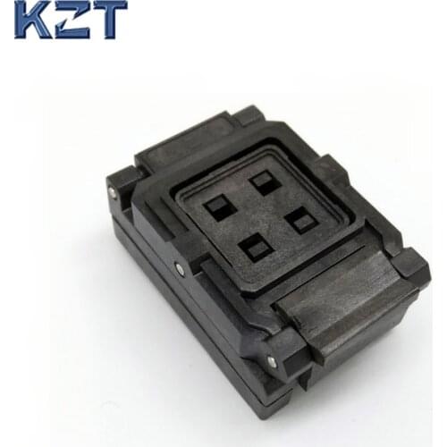 BGA24-1.0 Clamshell Burn in socket pin pitch 1.0mm IC size 6*8mm Pin Grid 5*5 4*4 BGA24(6*8)-1.0 BGA24 VFBGA24 burn in socket