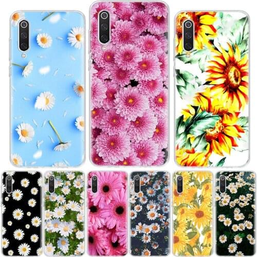 Daisy Sunflower Floral Flower Phone Case For Xiaomi Redmi Note 10 9 9S 8 8T 7 6 5 9C 9A 8A 7A 6A 5A Pro S2 K20 K30 Coque