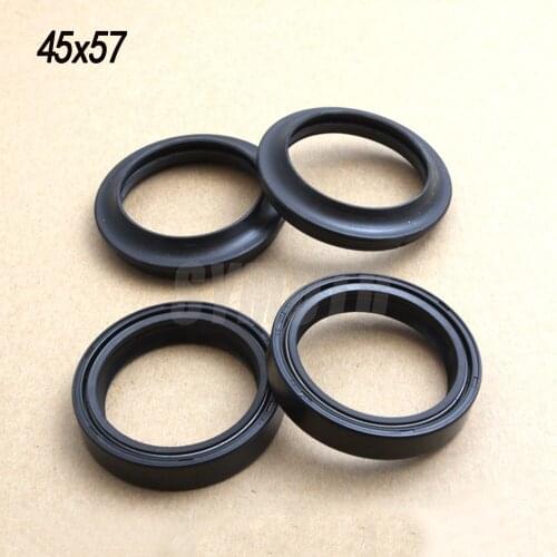 45x57 /11 45*57 Motorcycle Front Fork Damper oil seal dust cover For Honda VTX1800 ST1300 GL1800 CBR600 CBR919 CRM250 CB1300