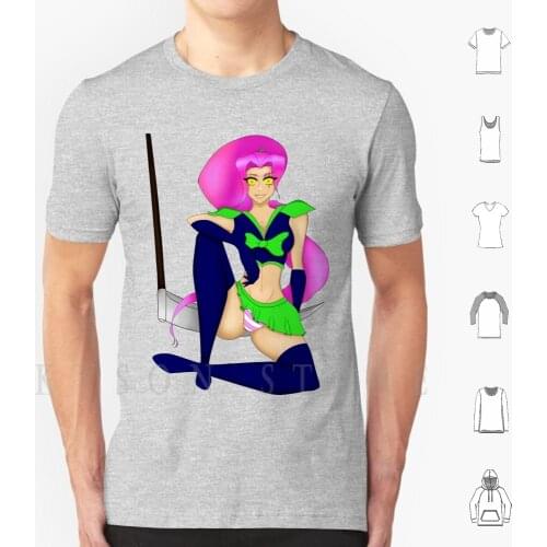 Yuuki The Devil Scout T Shirt Diy Big Size Cotton Twitch Twitch Tv Yuuki Ikyuuki Long Hair Pink Hair Panties Pantsu Pinup