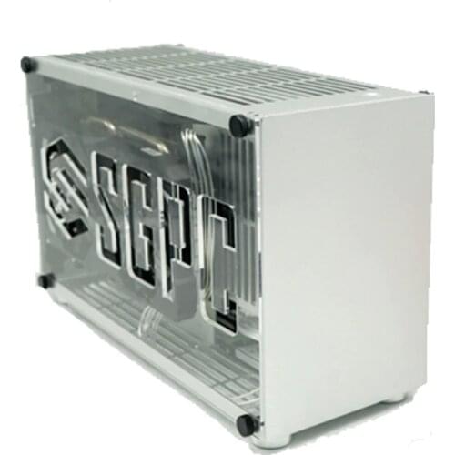 PK55 K55/i5 i7/ 2060 2080Ti Aluminum Alloy A4 ITX Game Gaming Computer Host Small Chassis htpc itx case nas server mining rig