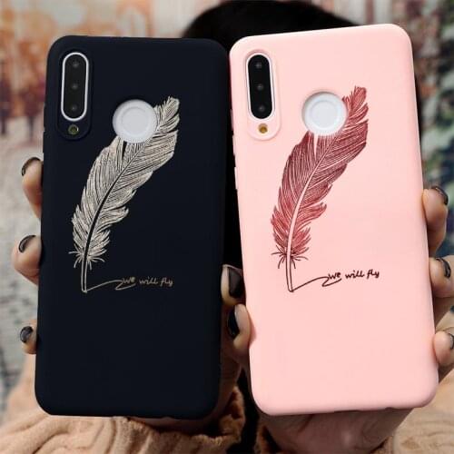Silicone Feather Case For Huawei Honor 8X 9X 10i Mate 20 10 30 P40 P30 P10 P20 Lite Pro Y6 Y7 Y9 P Smart 2019 Z Funny Quote Bags