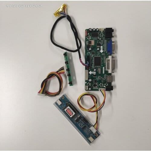 Kit for M200RW01 V0/V1/V2/V3 LCD HDMI+DVI+VGA 2 Lamps Audio Driver Controller Board 1600x900 DIY Panel 30pin Display Screen 20"