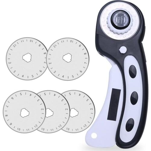 LMDZ Rotary Cutter DIY Arts Crafts Cutting Cloth Tool Roller Wheel Round Knife Leather Paper Leather Craft Fabrics Accessories