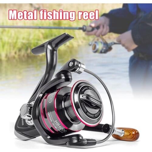 Metal Powerful Fishing Reels Ultra Smooth High Capacity Metal Spool For Saltwater Freshwater Fishing Drop Shipping