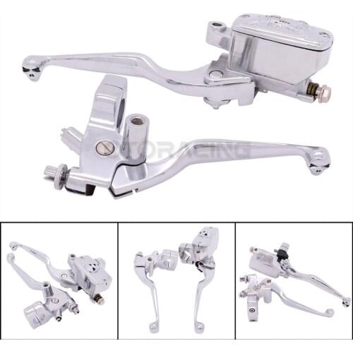 1'' 25MM Motorcycle Brake Clutch Master Cylinder Reservoir Levers For Honda Shadow 750 1100 ACE Aero Phantom Sabre Spirit