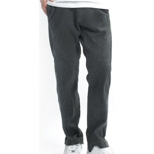 Mens Straight High Elastic Loose Breathable Sports Pants Outdoor Hiking Running Camping Fitness Tactical Training Combat Trouser