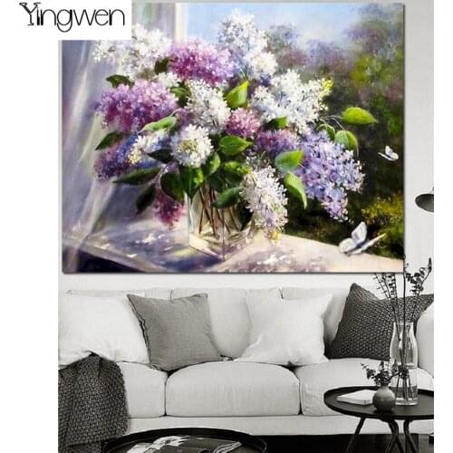 Full Square/Round Drill 5D DIY Diamond Painting Butterfly Vase 3D Embroidery Flower Cross Stitch Kits Mosaic 5D Art Home Decor