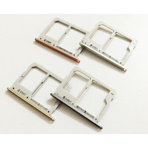 New SIM Card Tray Slot Holder Adapter For Galaxy A3 A310F (2016) A710 A5 A510 Replacement Parts