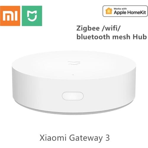 Original Xiaomi Smart Home Gateway Multi-functional Upgraded Smart Temperature for Humidity Sensor WiFi Remote Control by Mi APP