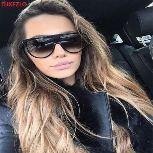 DJXFZLO 2020 New Large Box Luxury Brand Design Sunglasses Ms. Mens Universal Explosion Sunglasses Fashion Sunglasses UV400