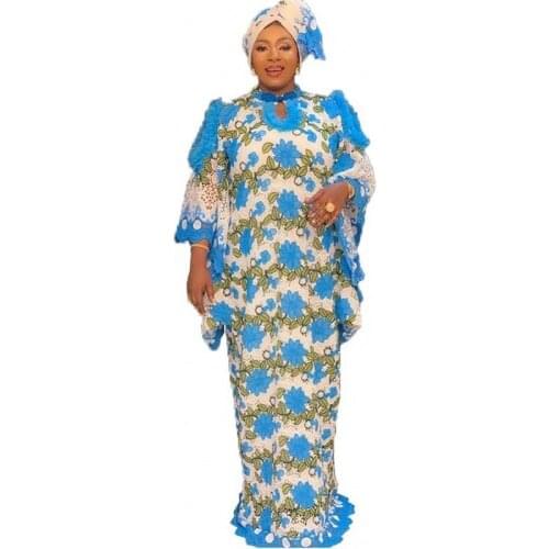 Plus Size Africa Long Maxi Dress Women Boubou Robe Femme Hiver 2021 Muslim Daily Evening Party Dress African Dresses For Women