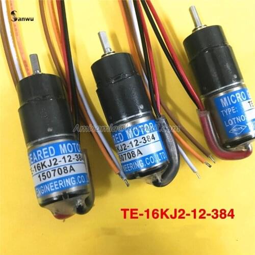 5 Uints/Lot Good quality Ryobi ink key motor TE16KJ2-12-384 for offset printing machine spare parts TE-16KJ2-12-384