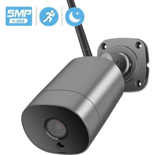 5MP WIFI IP Camera Outdoor ONVIF P2P infrared Night Vision Security CCTV Camera Audio AI Human Alert 1080P 3MP WIreless Camera