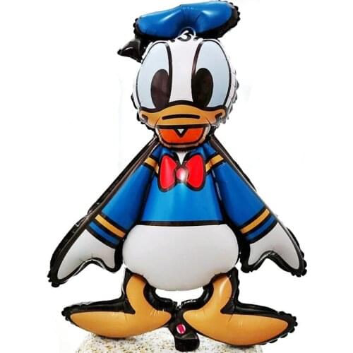 70 Cm Donald Duck Cartoon Aluminum Foil Balloon Anime Disney Party Birthday Party Decorations Childrens Birthday Gifts
