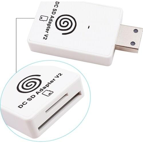 DC SD TF Card Adapter Reader V2 for SEGA Dreamcast and CD with DreamShell Boot Loader TF Card Game Player Adapter