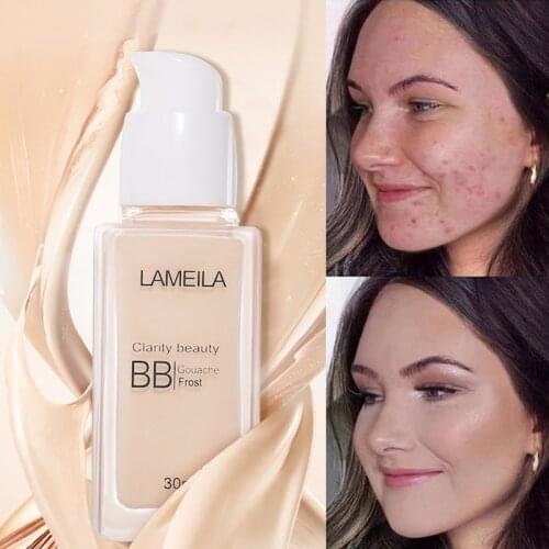 Liquid Foundation Concealer Oil-control Base BB Cream Waterproof Moisturizing Smooth Long-lasting Makeup Primer Foundation