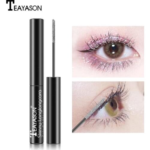Quick-drying Waterproof Mascara Curling Mascara Lengthening Black Lash Eyelash Extension Eye Long-lasting Natural Eye Makeup
