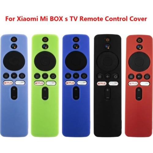 Covers For Xiaomi Mi TV Boxs Bluetooth-compatible Wifi Smart Remote Control Case Silicone Shockproof Protective Skin-Friendly