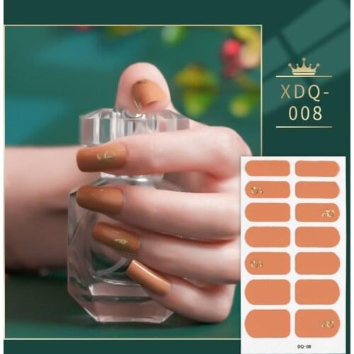 Four Sorts of Nail Stickers Fashion Nail Polish Self Adhesive Manicure Decoration Nail Strips Nail Sticker Set Nail Accessories