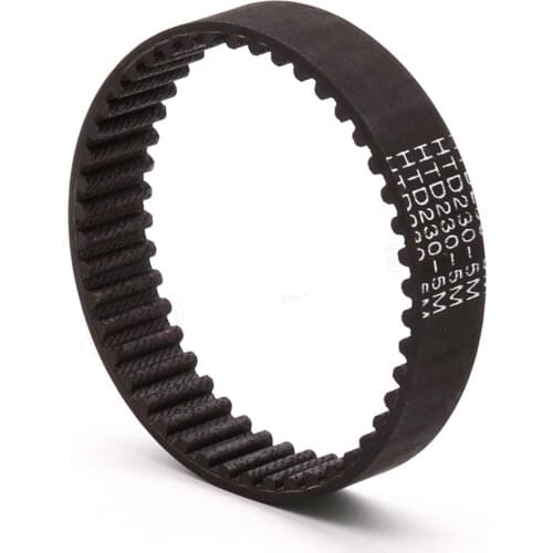 HTD-5M Timing Belt Closed Loop Rubber 380 385 390 395 400 405 410 415 420 425 430mm Length, 15mm Width ,Synchronous Belts Part