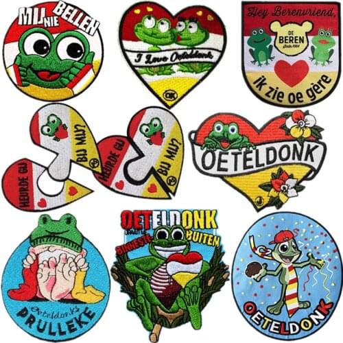Netherland Oeteldonker Carnival Patch for Clothing Iron on Embroidered Sew Applique Patch Badge Apparel Accessories