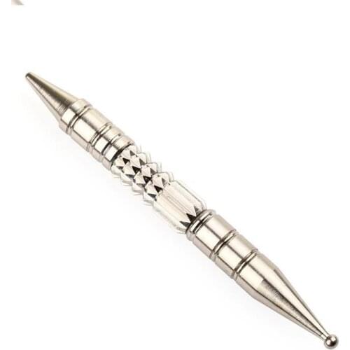 One pc 100MM double head ear acupuncture probe pen probe needle exploration hole Korea imported pen 100mm long probe hole