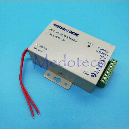 Wholesale Door Access Power Supply Control Switch Door Access Control System DC 12V3A / AC 110~260 50-60Hz