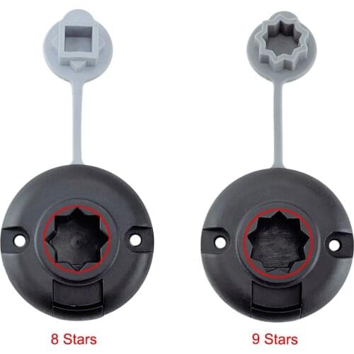 Canoe Kayak Star Fishing Mount Base Inflatable Boat Sea Fishing Rod Holder Mount Base Tackle Kit Accessories