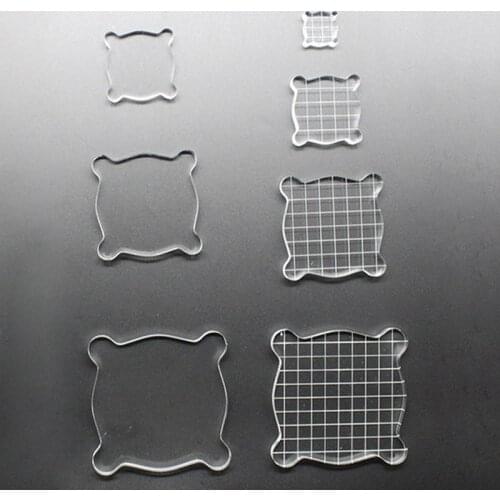 DIY press plate transparent multi-functional clay plate tool acrylic clay sculpture supplies