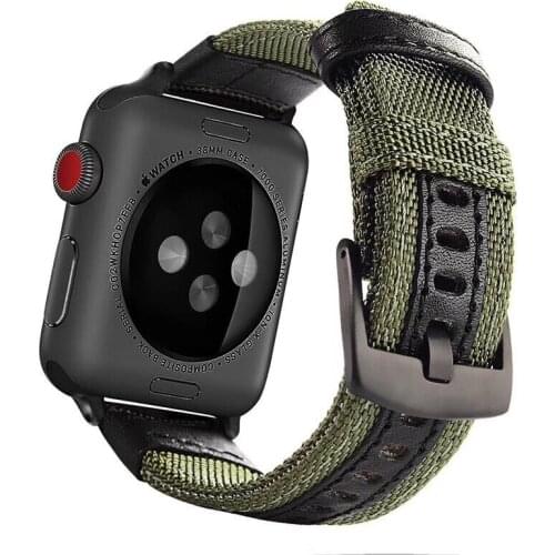 Nylon belt for apple watch SE bands 44mm 40mm wristband for iwatch band 38mm 42mm series 6/5/4/3/2/1