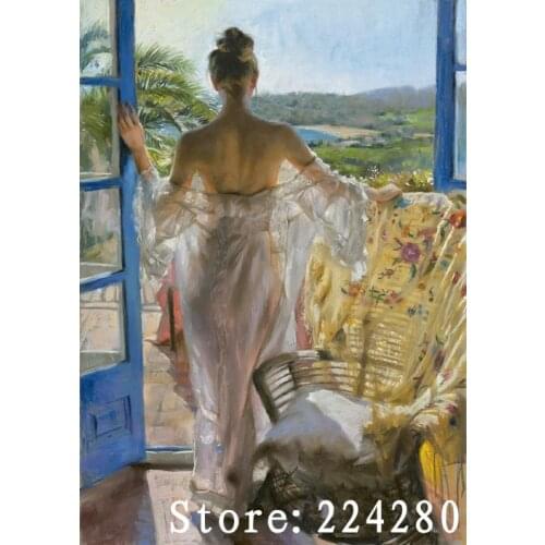 Needlework,Elegant Girl Sexy 14CT Counted For Embroidery,High Quality DIY Cross stitch kits,Art Cross-Stitching Home Decor