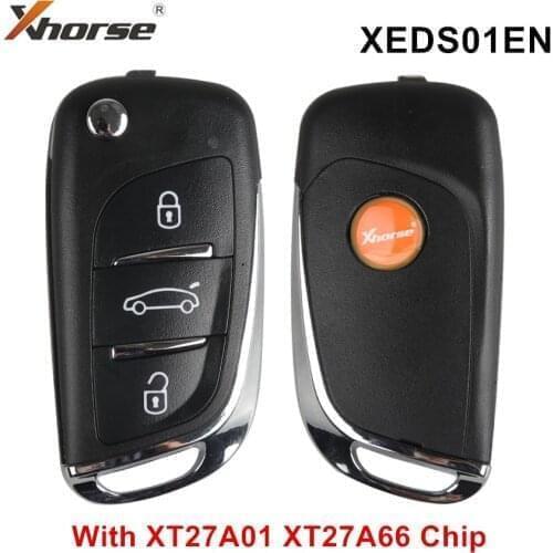 Xhorse 3 Buttons XEDS01EN Super Remote with Built-in Super Chip English Version DS Style
