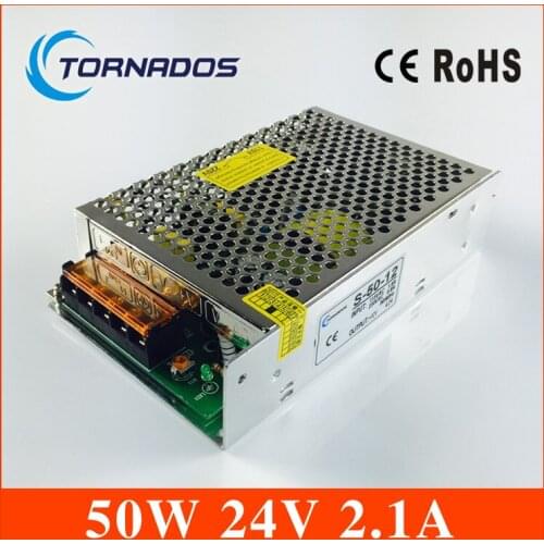 Switch Power Supply Led control Voltage Transformer power supply for access controller 50W 2.1A AC 100V-240V TO DC 24V
