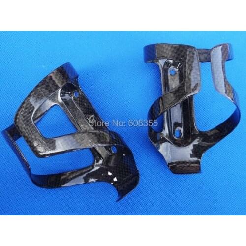 Carbon glossy MTB Mountain Road bike bicycle water Bottle cage - 2 Pcs Cages BC13