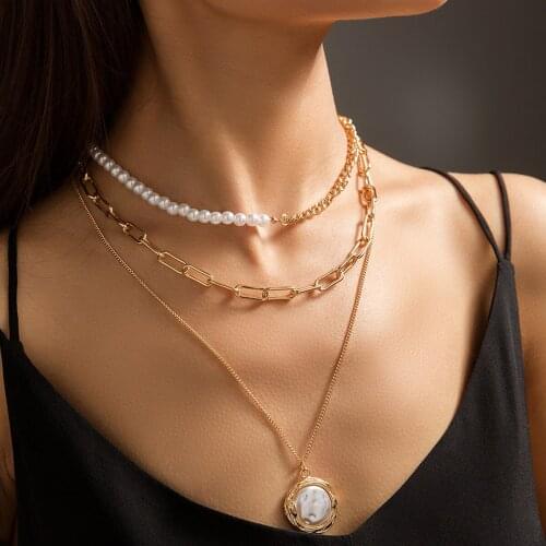 VAKKI Pearl Necklaces For Women