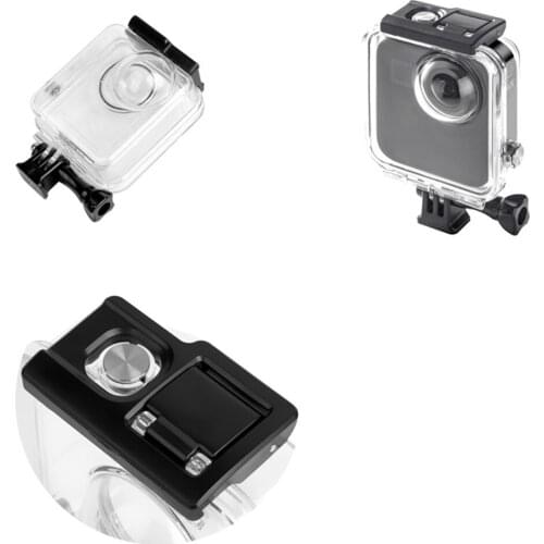 Waterproof Case For GoPro MAX Camera 40M Underwater Waterproof Protective Housing Shell Diving Floating Rod Buoyancy Stick