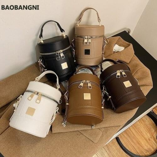 Retro High-quality Cylinder Mobile Phone Small Bag Female trendy Fashion Ladies All-match Messenger Shoulder Bag Popular Bag