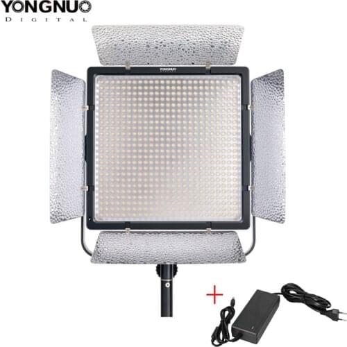 YONGNUO YN900 II Pro LED Panel Video Light with Adjustable Color Temperature 3200K-5500K/5500K for Canon Nikon Camera Camcorder