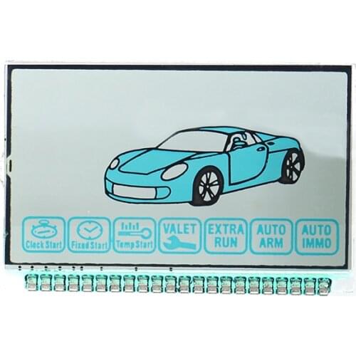LCD Display for CENMAX ST-8A Russian LCD remote control for CENMAX ST8A 8A LCD keychain car remote 2-way car alarm system
