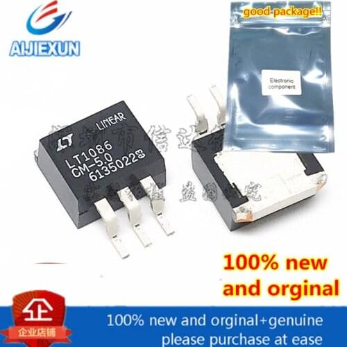 10Pcs 100% new and orginal LT1086CM-5.0 LT1086-5.0 5V TO-263 LDO n stcok