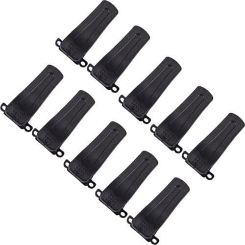 10pcs clamps Original for Baofeng Bf 888s Belt Clip For BF-666S BF-888S uv-b5 b6 6r Retevis H-777 Radio Walkie Talkie Accessorie